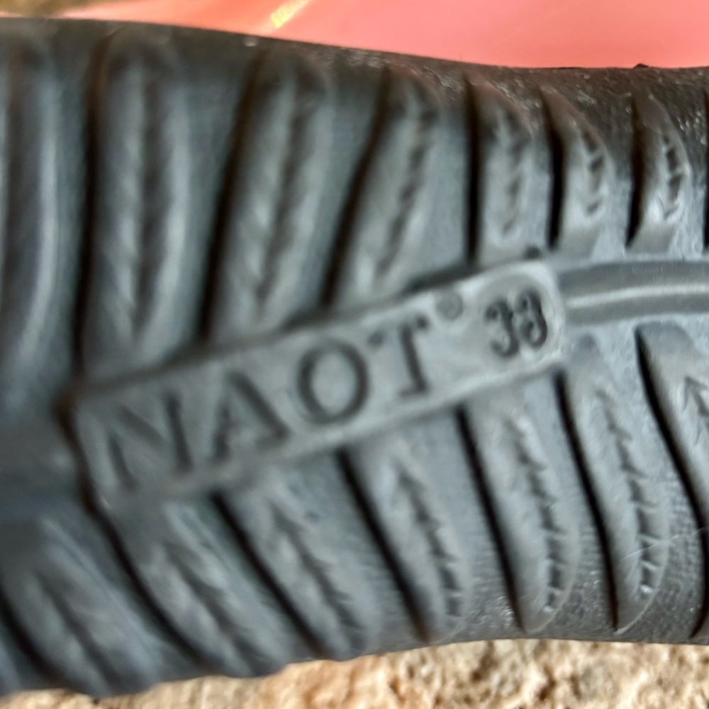 Naot Black Suede Gladiator Sandals - Picture 7 of 8